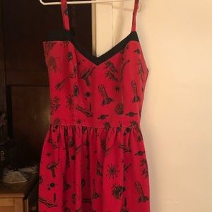 Outer Space Novelty Print Steady swing dress